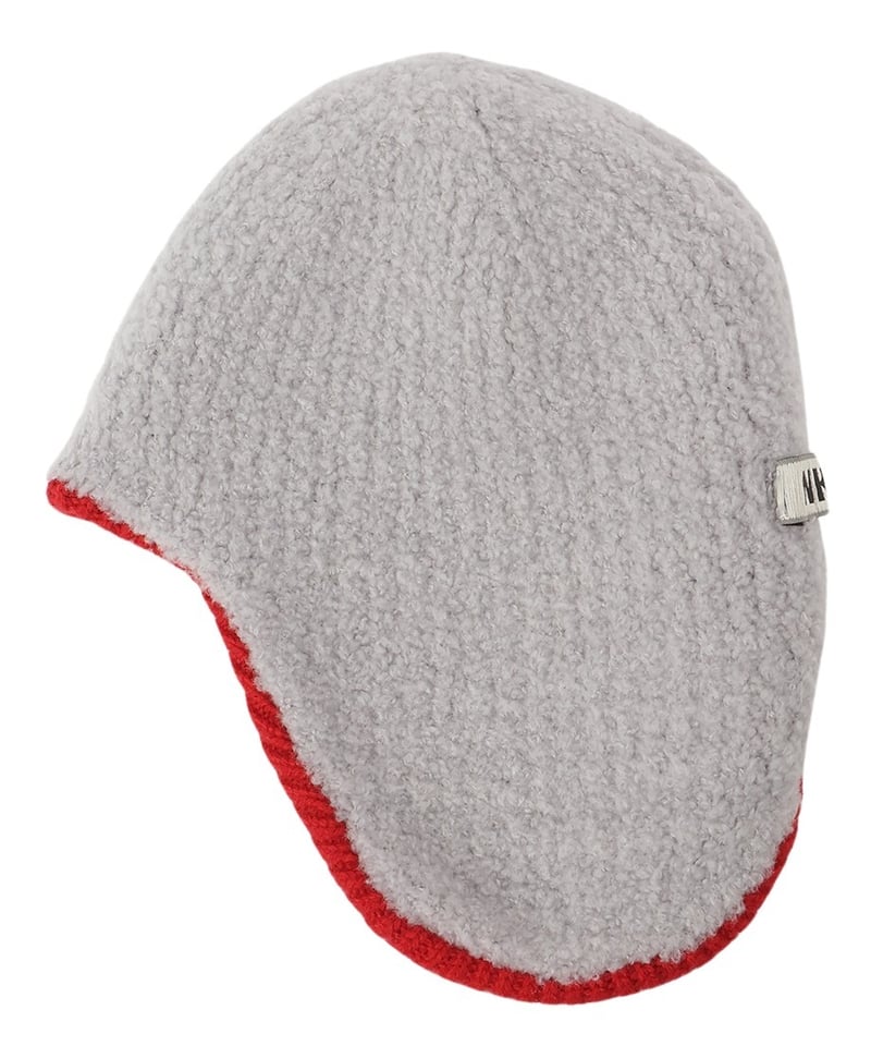 美品✨NKNIT reversible KNIT cap グレー NKNIT reversible KNIT cap