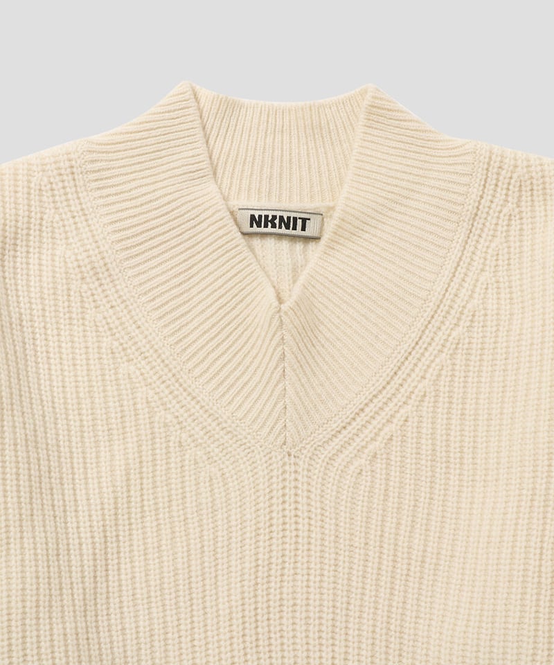 トップス NKNIT VNECK SHIRTS KNIT nknit V neck shirts knit