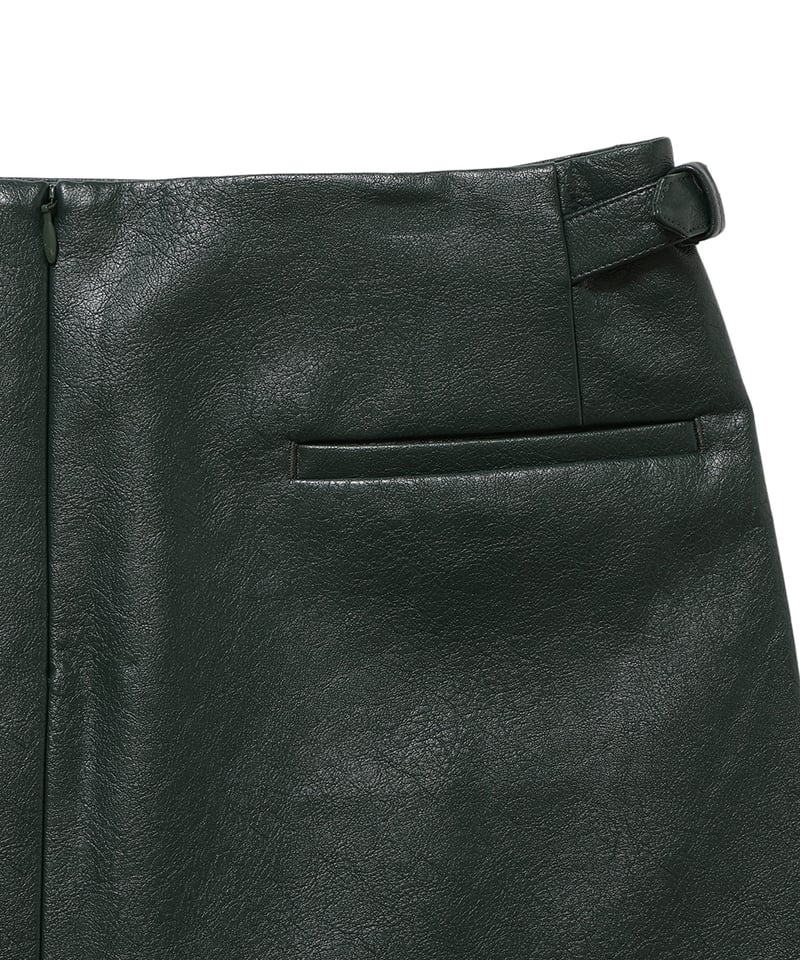 NKNIT vegan leather mini skirt PYTHON NKNIT vegan leather mini skirt PYTHON