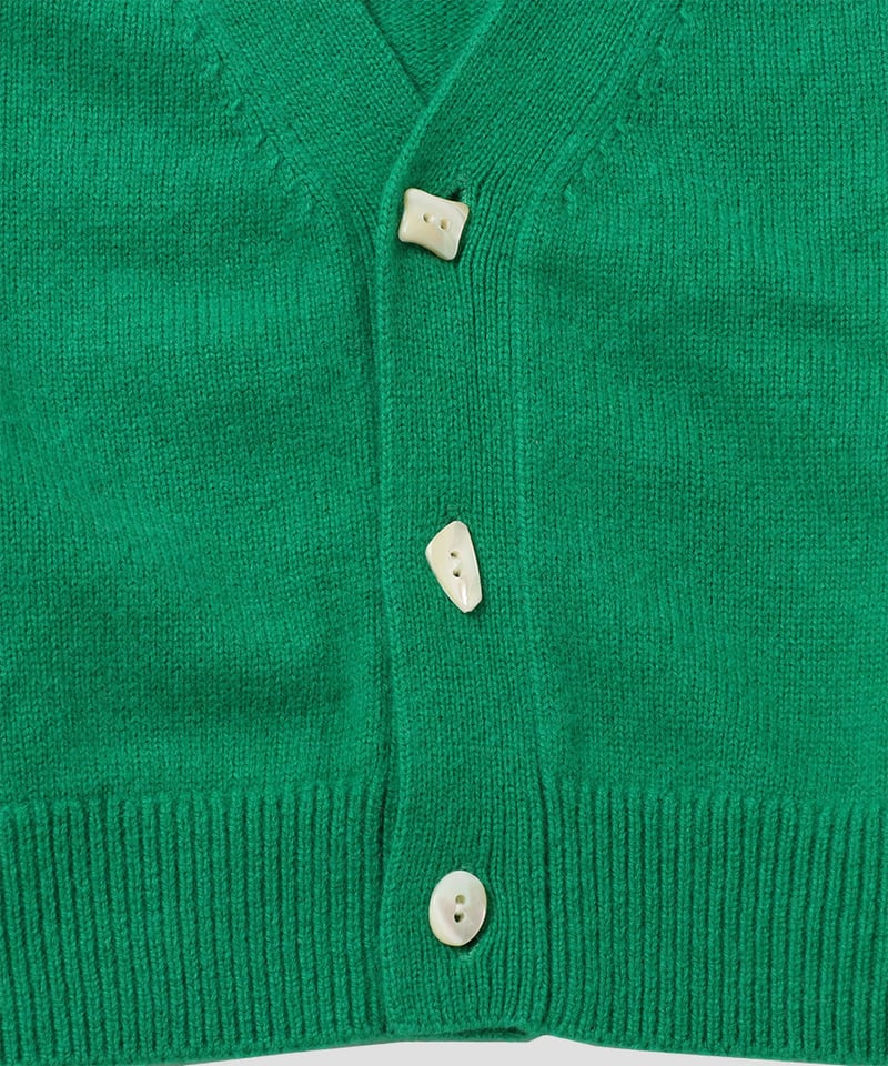 NKNIT raccoon mix collar KNIT cardigan