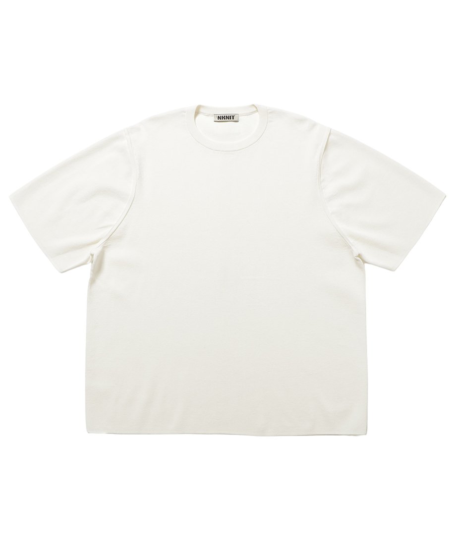 back slit KNIT T-shirt | NKNIT
