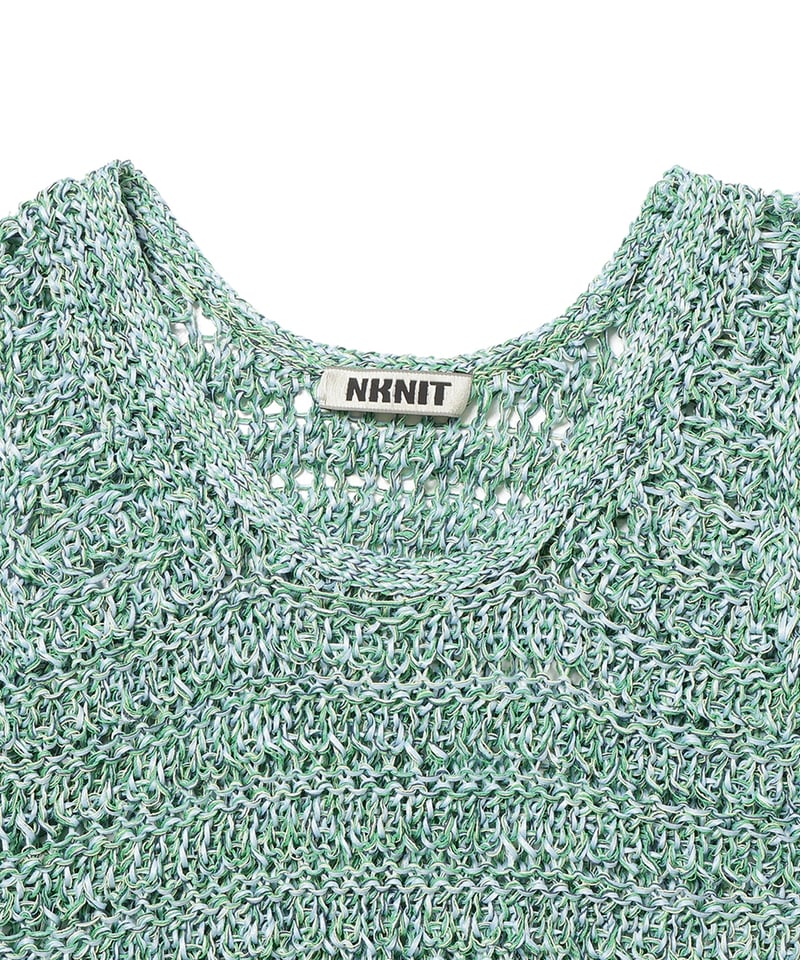 mix color KNIT dress | NKNIT