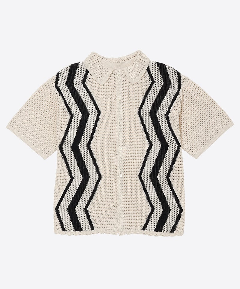 zigzag paper knit shirts | NKNIT zigzag paper knit shirts | NKNIT