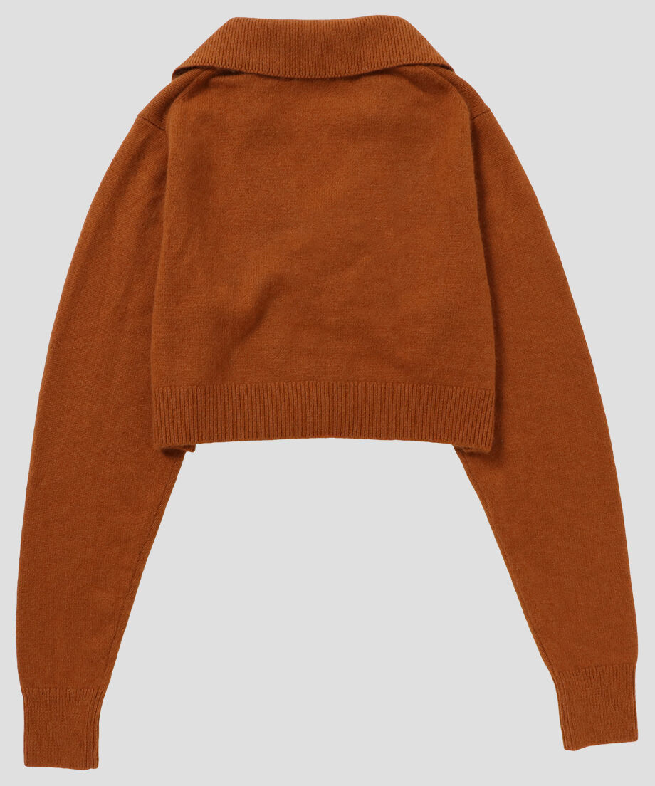 NKNIT 24aw raccoon mix skipper KNIT