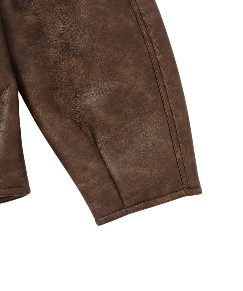 vegan mouton round jacket | NKNIT vegan mouton round jacket | NKNIT