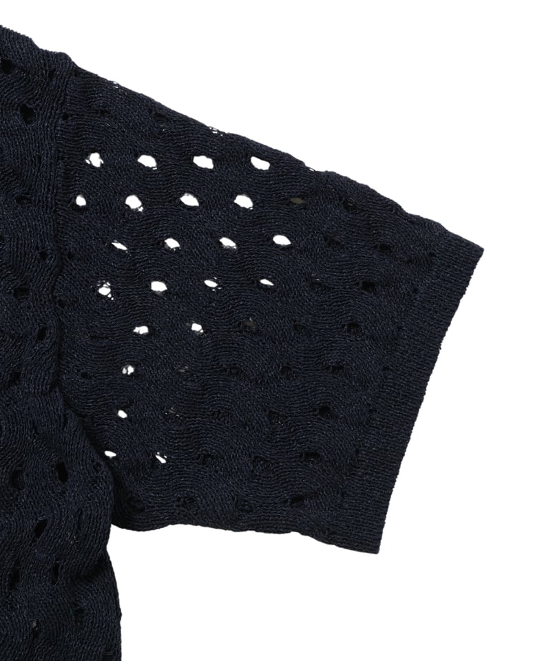 wave pattern KNIT shirt | NKNIT wave pattern KNIT shirt | NKNIT
