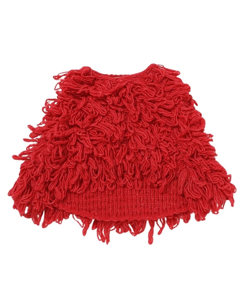 NKNIT mop KNIT cape(short)