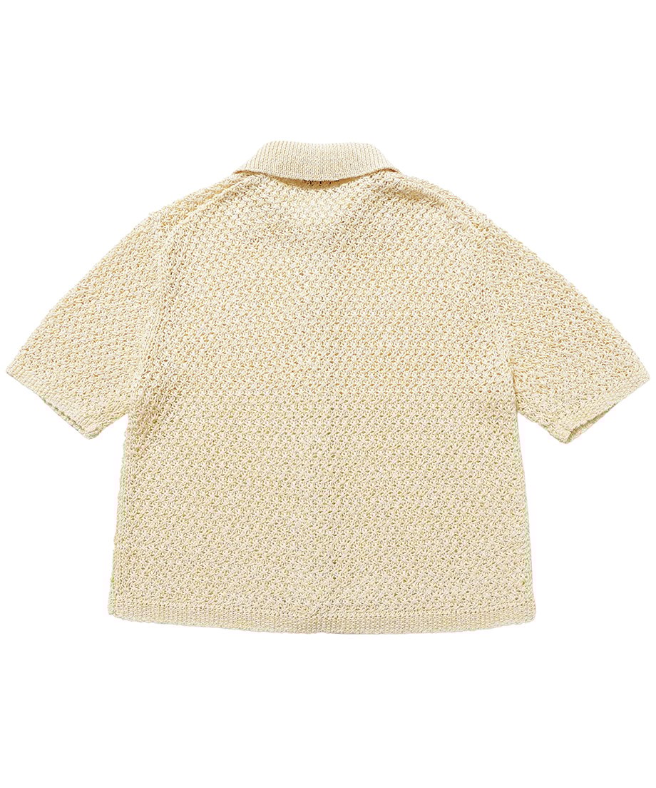 トップス NKNIT 24SS mix color KNIT shirt nknit mix color KNIT shirt
