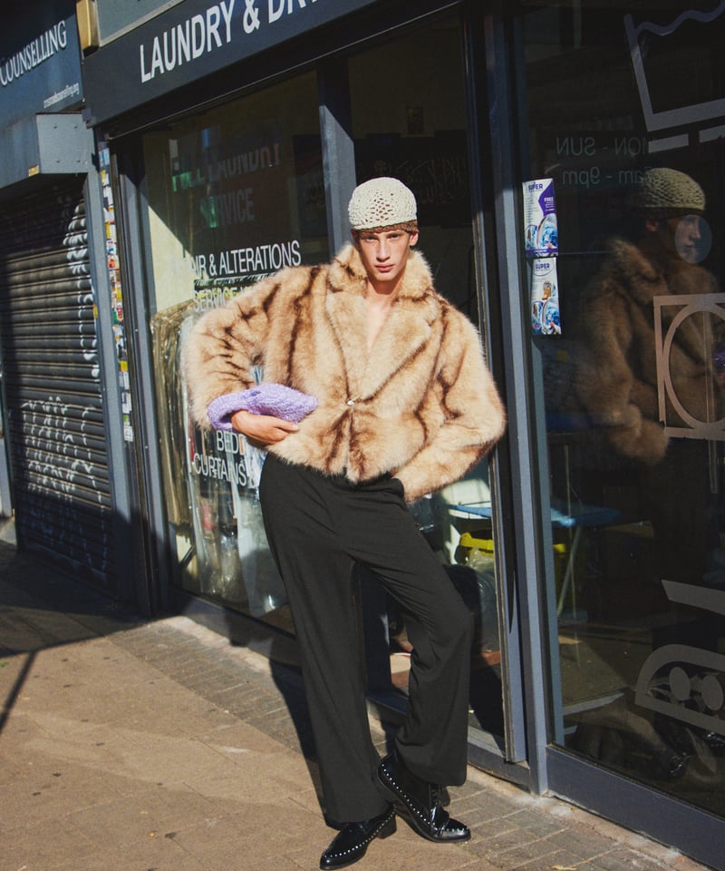 vegan fur big jacket【short】 | NKNIT vegan fur big jacket【short】 | NKNIT