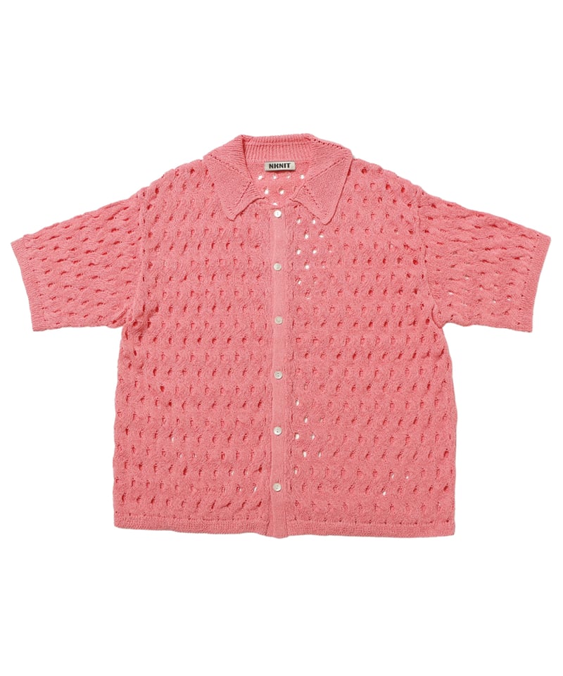 wave pattern KNIT shirt | NKNIT wave pattern KNIT shirt | NKNIT