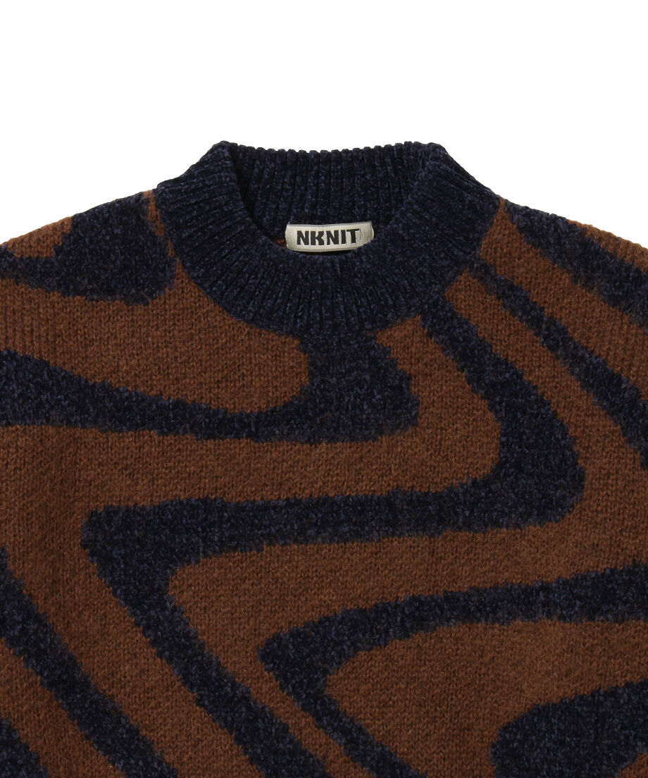 wave jacquard KNIT SMALL | NKNIT wave jacquard KNIT SMALL | NKNIT