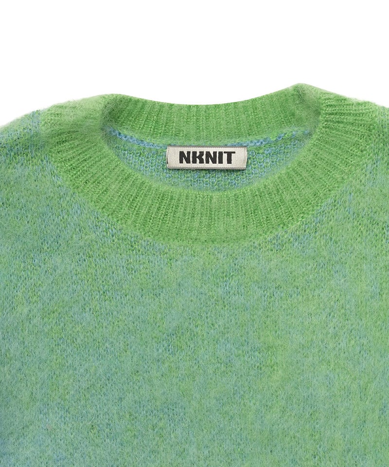 NKNIT moheya gradation KNIT　BIG 新品未使用実物写真は6枚目以降です