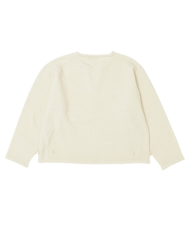 V-neck bouclé KNIT | NKNIT 