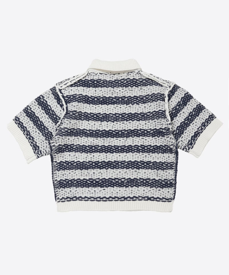 NKNIT striped sponge knit