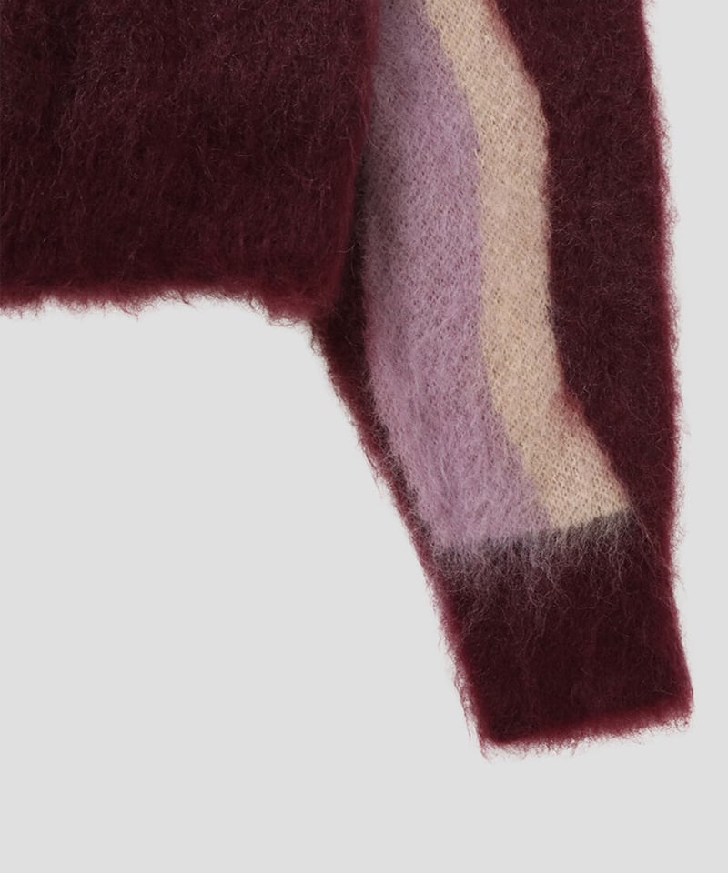 wave pattern mohair KNIT | NKNIT wave pattern mohair KNIT | NKNIT