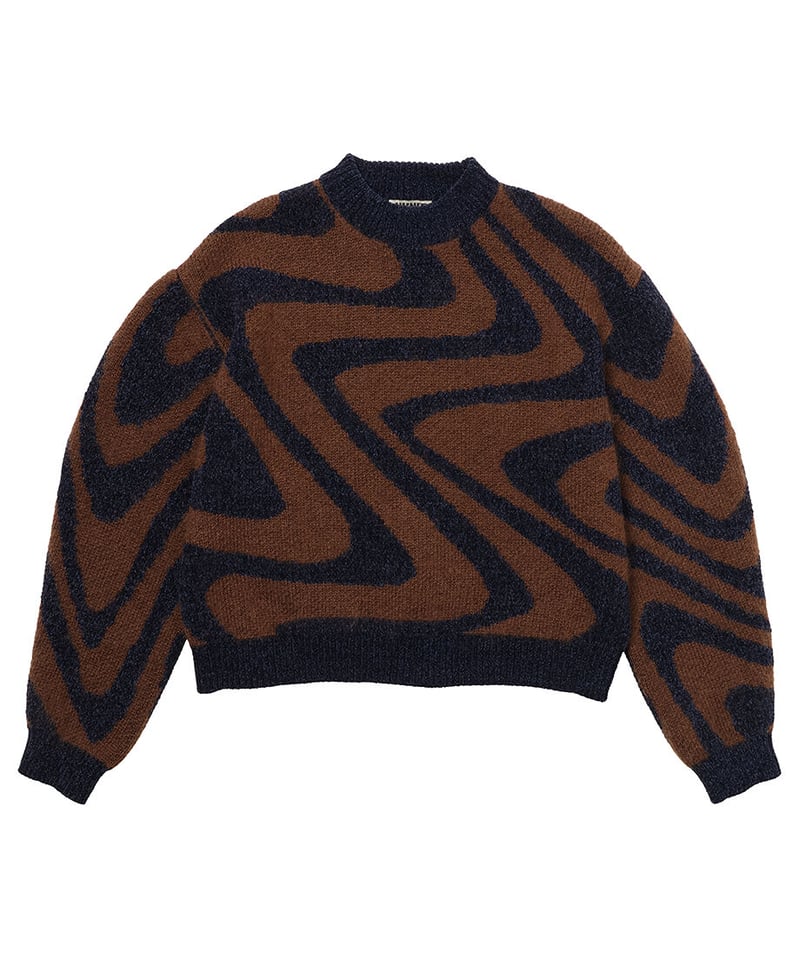 wave jacquard KNIT BIG