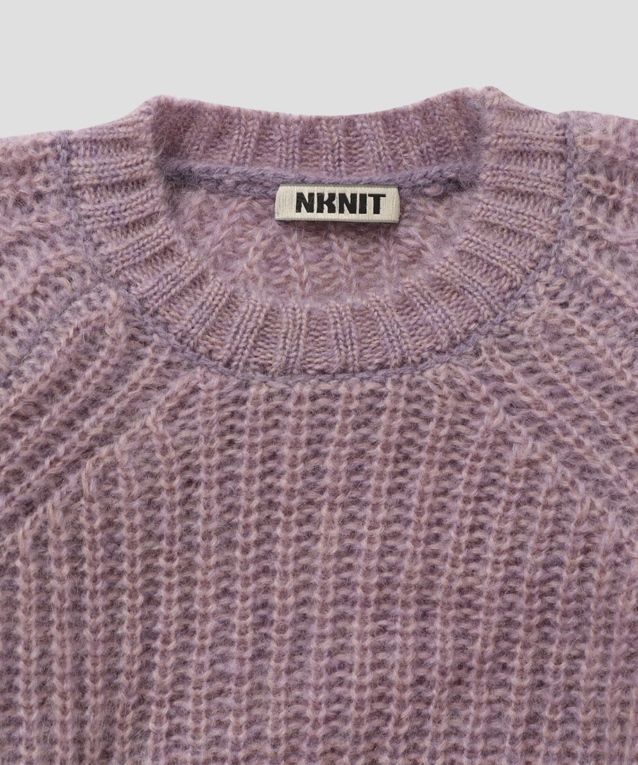 mix color mohair KNIT | NKNIT