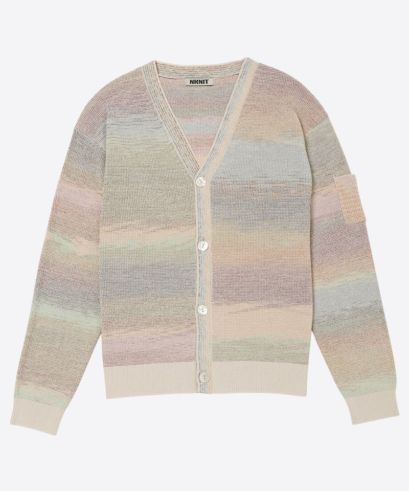 cotton mix sleeve pocket knit cardigan | NKNIT cotton mix sleeve pocket knit cardigan | NKNIT