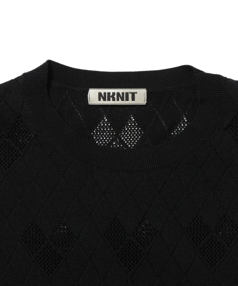 mesh♡ KNIT T-shirt | NKNIT mesh♡ KNIT T-shirt | NKNIT