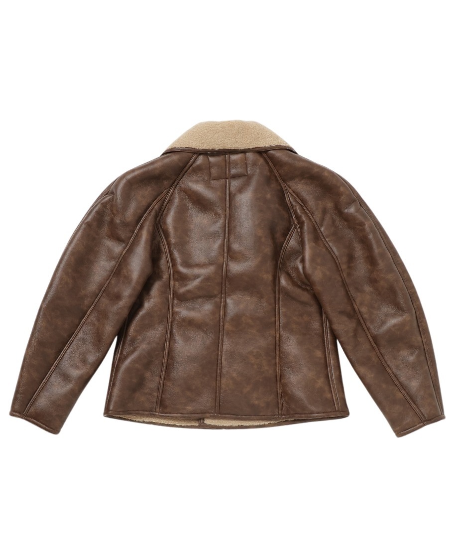 vegan mouton shaped jacket | NKNIT vegan mouton shaped jacket | NKNIT