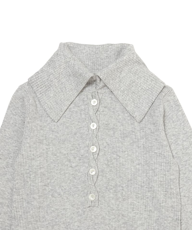 sailor collar rib KNIT | NKNIT 