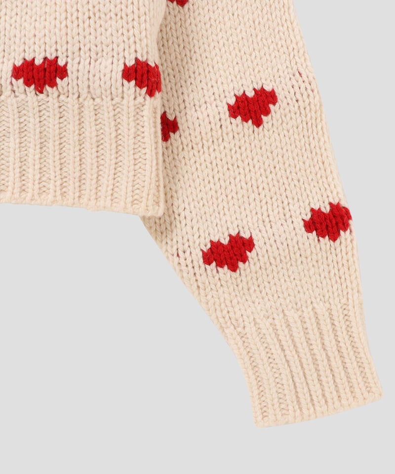 short♡pattern knit  nknit