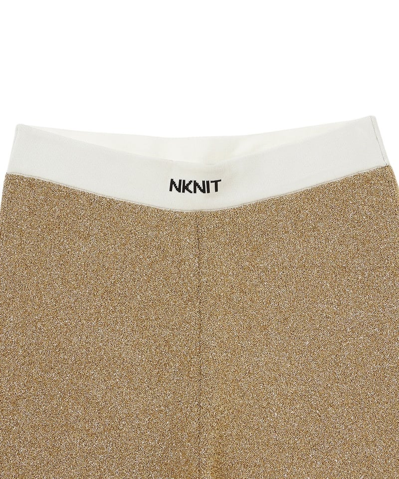 新品】NKNIT kirakira KNIT biker shorts