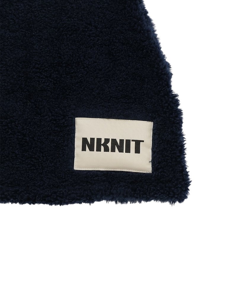 NKNIT boa wave scarfboa LEOPAED⓪