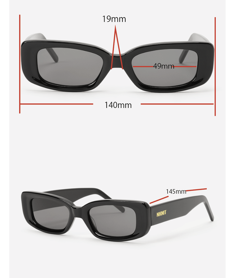 NKNIT square sunglasses綺麗なうちに誰が欲しい方に - サングラス/メガネ