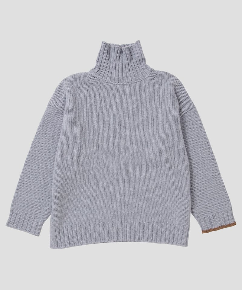 【美品】NKNIT color linking turtle KNIT グレー NKNIT color linking turtle KNIT タートルニット 【公式通販】