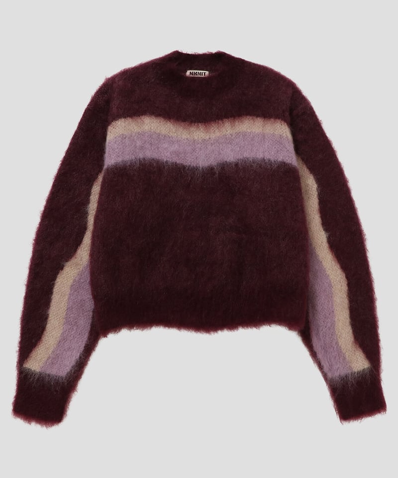 wave pattern mohair KNIT | NKNIT