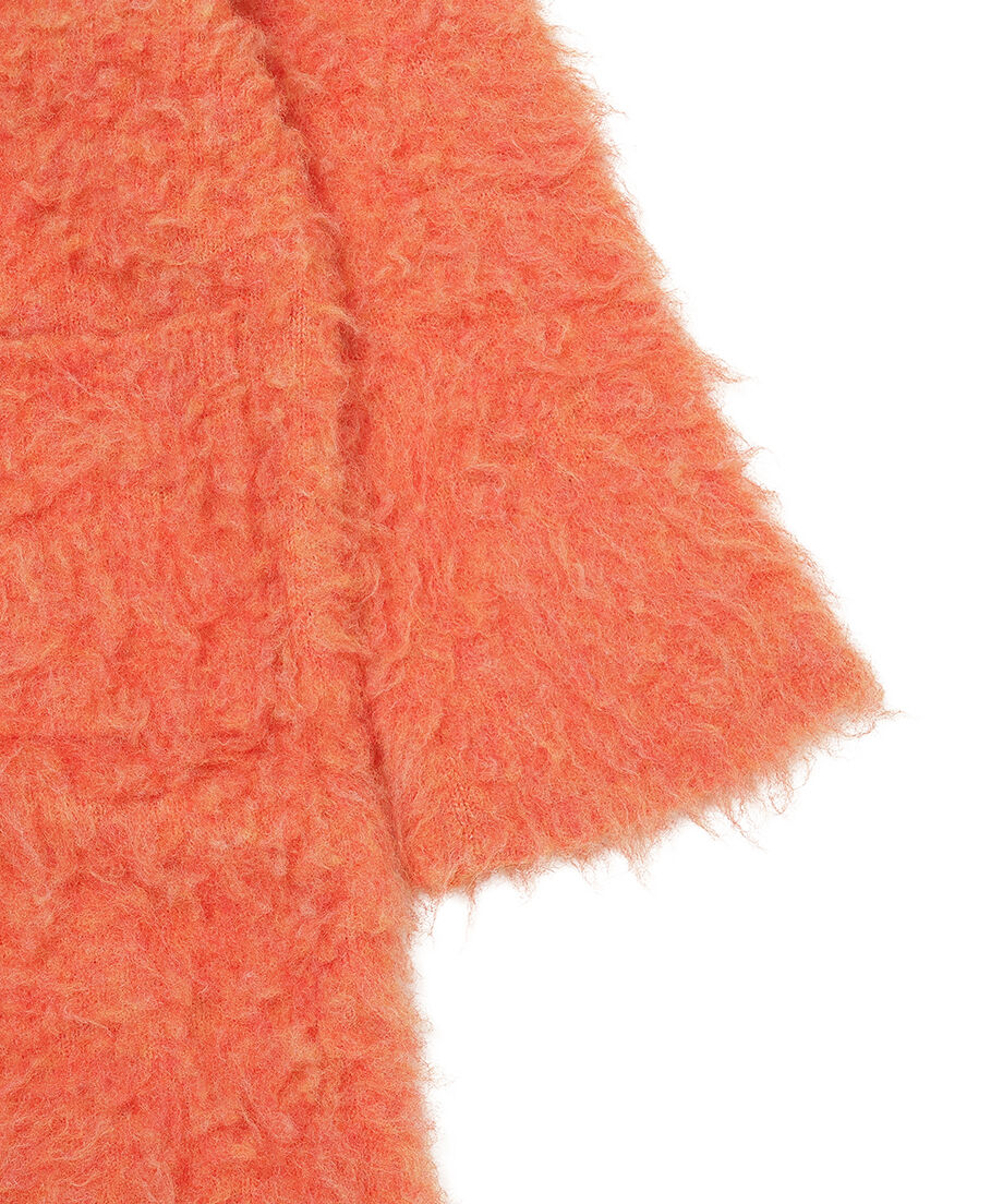 shaggy long KNIT cardigan | NKNIT shaggy long KNIT cardigan | NKNIT