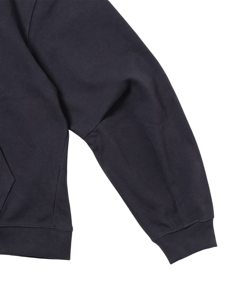 NKNIT logo embroidery ZIP hoodie CHARCOAL-GRAY NKNIT logo embroidery ZIP hoodie CHARCOAL-GRAY