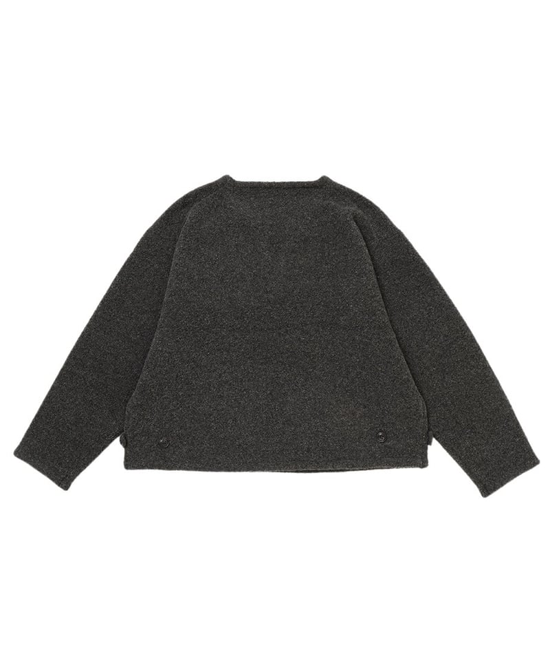 V-neck bouclé KNIT | NKNIT 