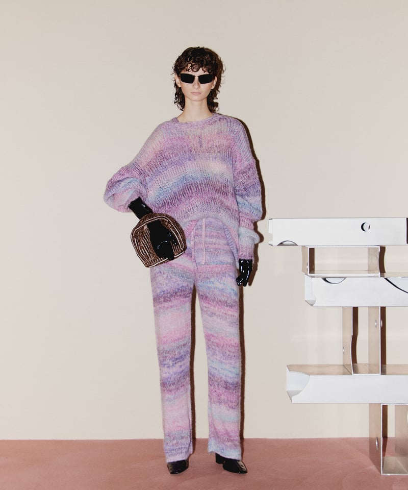 mohair long pants | NKNIT