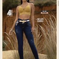 ハイウエスト　ジーンズ　Colombian Jeans