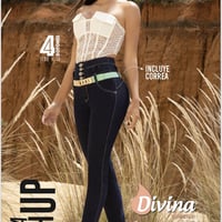 ハイウエスト　ジーンズ　Colombian Jeans