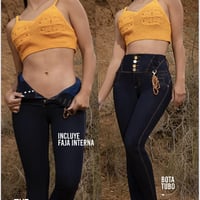 ハイウエスト　ジーンズ　Colombian Jeans