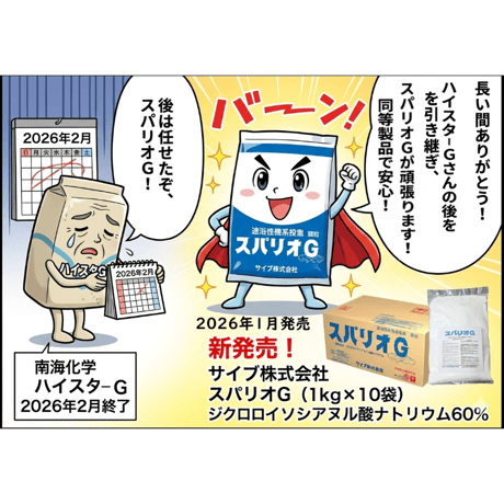 スパリオG　　ハイスターの代替品