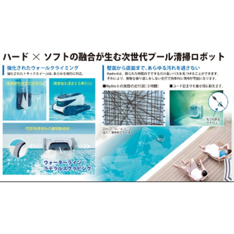 プールロボット Hydro6 キャリーセット | サイブ