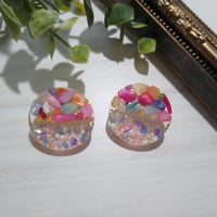 さざれ石×クラッシュシェルピアス