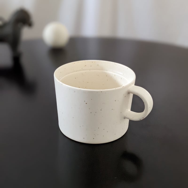 食器 COFFEEMAN BIG-GAME Coffee Cup (L) White Sprinkle | Amane