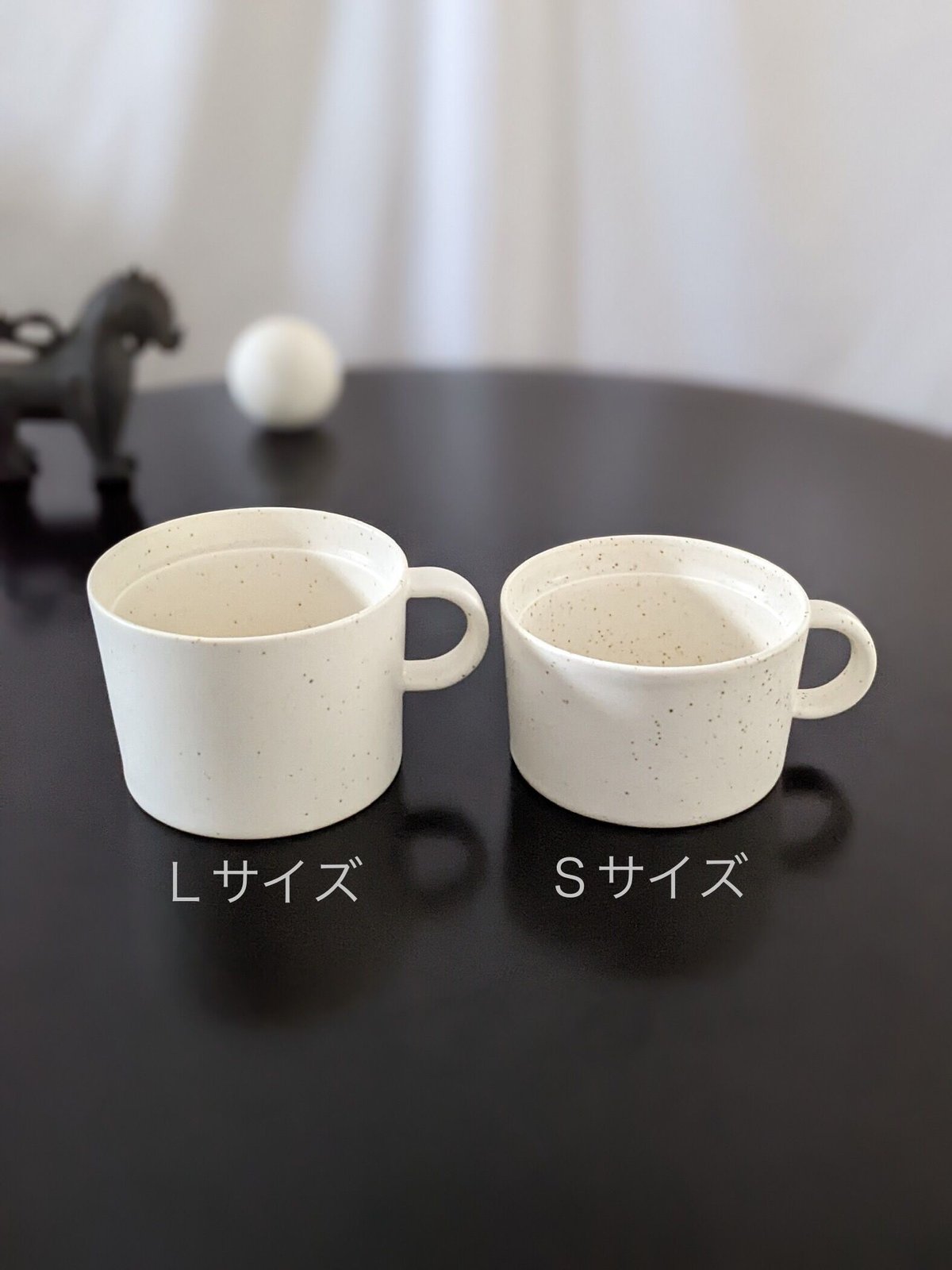 BIG-GAME Coffee Cup (L) White Sprinkle | Amane