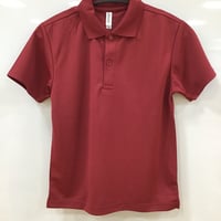 Ｓ～Ｌ小学校夏用ポロシャツ＜バーガンディ＞