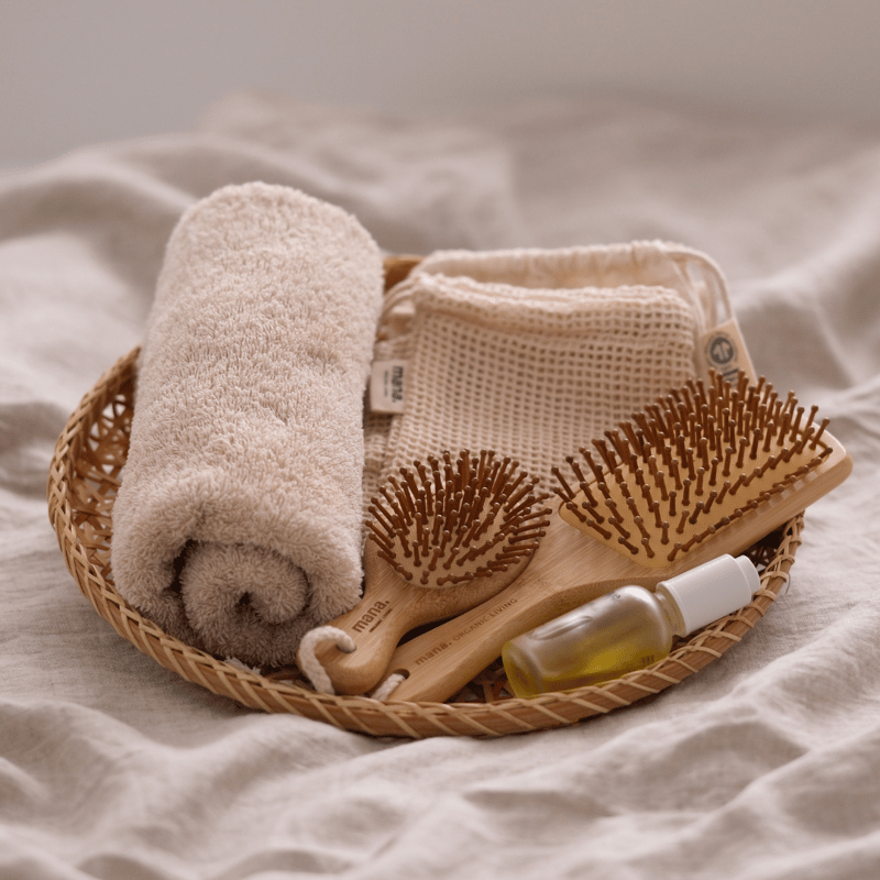 バンブーヘアブラシ（FSC認証）【 mana. ORGANIC LIVING】 | 地球商店