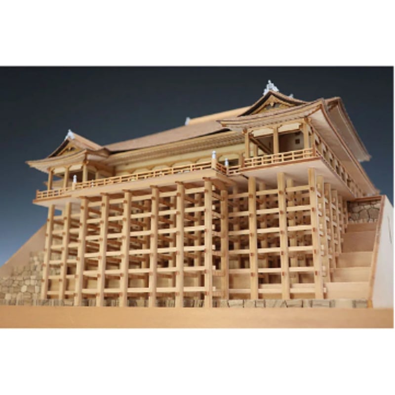 新品 木製建築模型1/150 清水寺 楽天市場】【送料無料】 木製建築模型 1/150 清水寺 本堂・舞台 : トイ