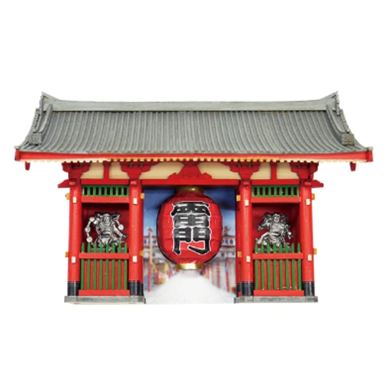 浅草寺 雷門 木製 建築模型 1/50 完成品 ウッディジョー 4560134352322.jpg