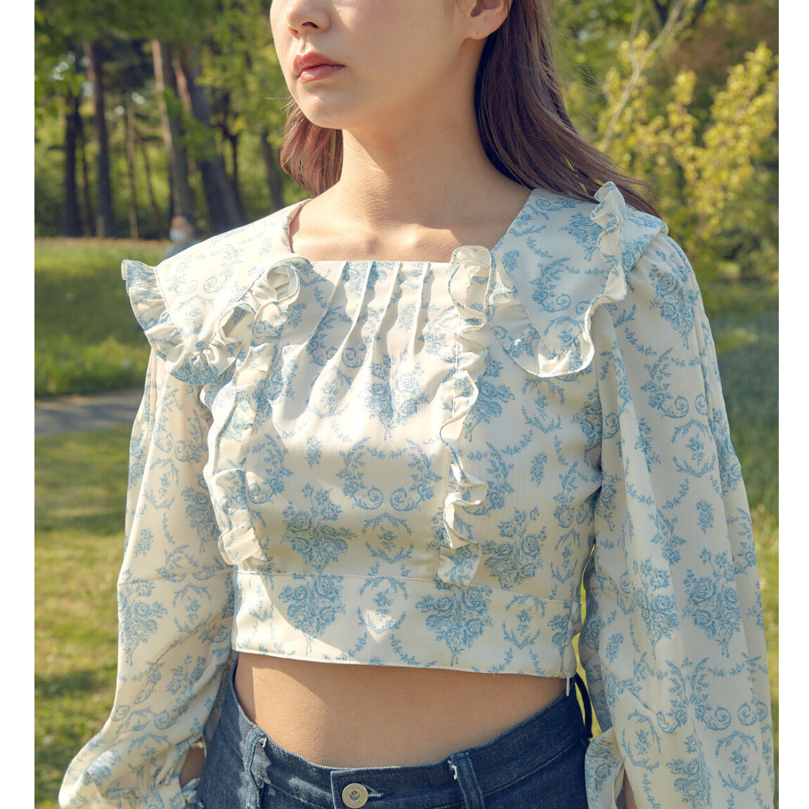 2023.9.13（wed）21:00〜在庫販売】 Frill collar Blous