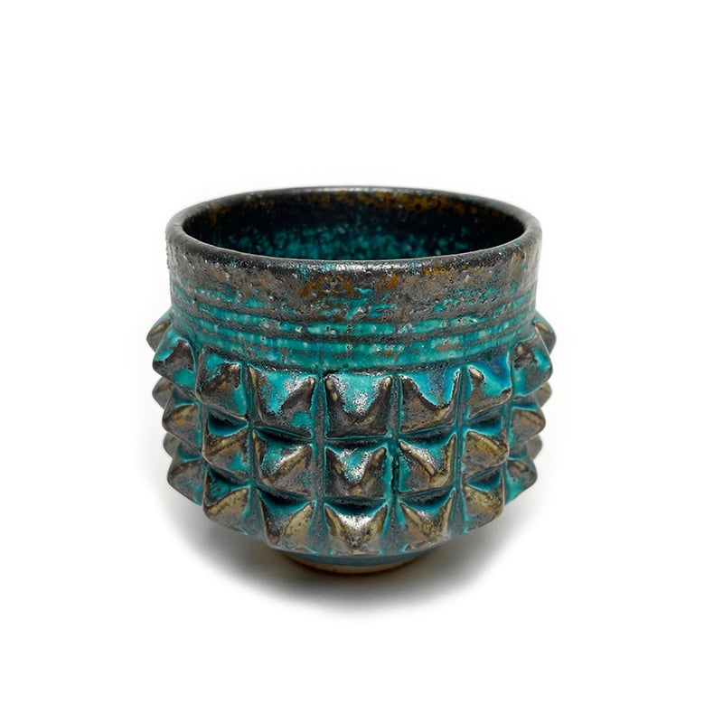 PYRAMID STUDS TEACUP / KM-001 | KOMAMONO