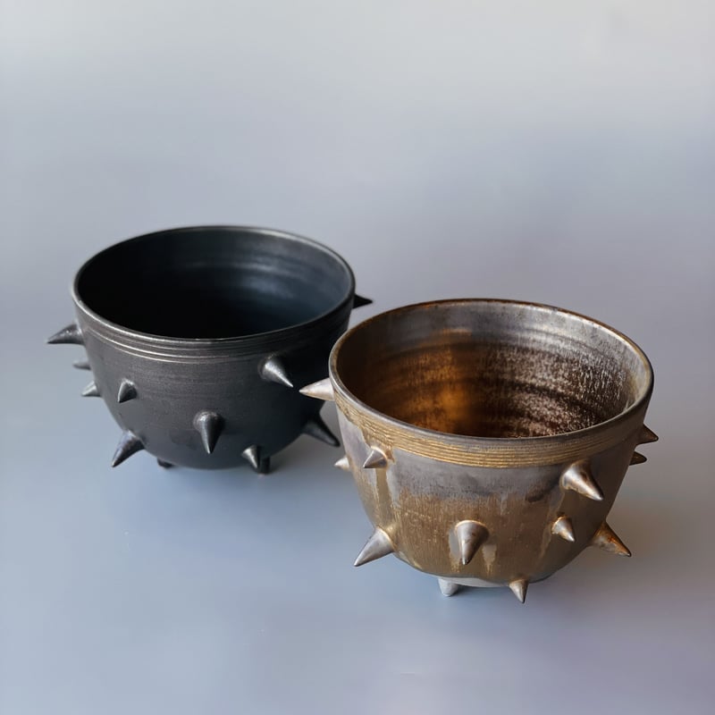 THORN STUDS POT(L)/ KM-016 | KOMAMONO